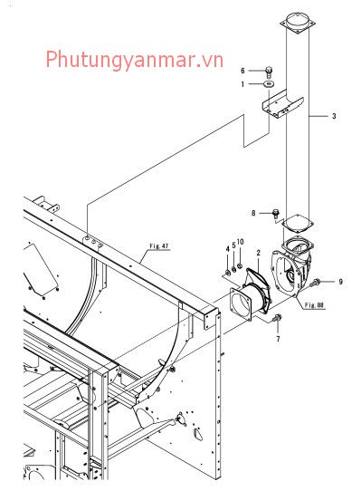 Vỏ buồng thổi lúa 1